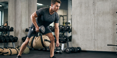 Dumbbell Sandbag Arms