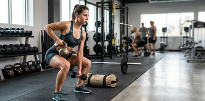 Row Squat Armwork